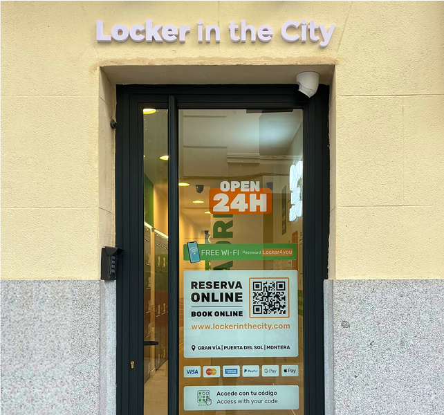 Foto de portada de Locker in the City Madrid - Consigna 24h en Gran Vía | Puerta del Sol | Montera